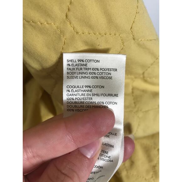 Free People We the Free Lust for Life Corduroy Oversized Jacket Ivory Fur Cold - Picture 14 of 16